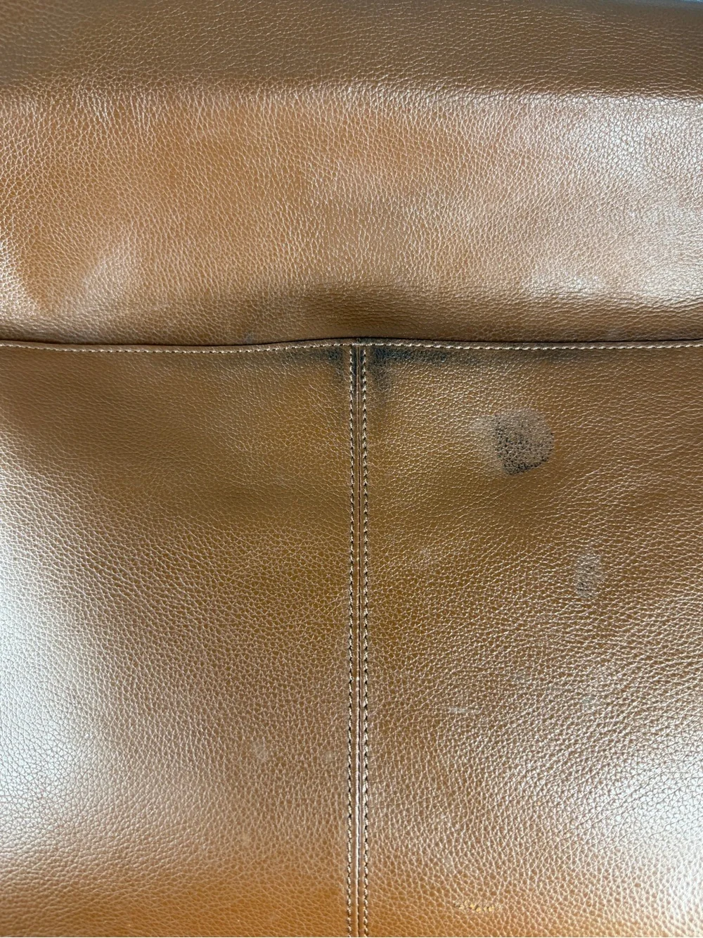 Coach Charles Messenger Bag Brown Leather Crossbody Laptop Shoulder Bag
